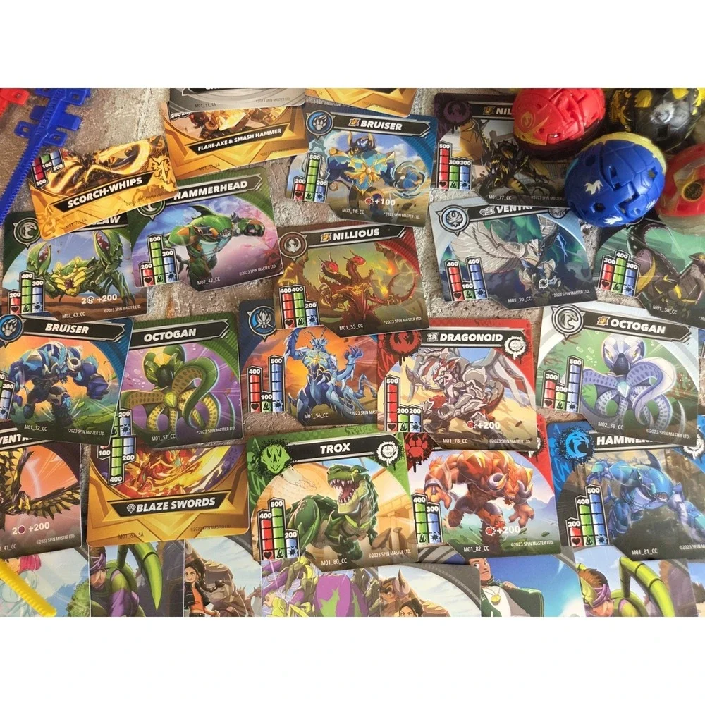 Bakugan Battle Brawlers Lot HUGE COLLECTION Cards Figures Special Attack